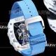 Richard Mille RM 53-01 Tourbillon Pablo Mac Donough replica blue rubber strap watch  (9)_th.jpg